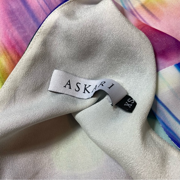 Askari MacKenzie Lava mini tent trapeze Colorful Abstract Mini Dress XSmall - Picture 7 of 10